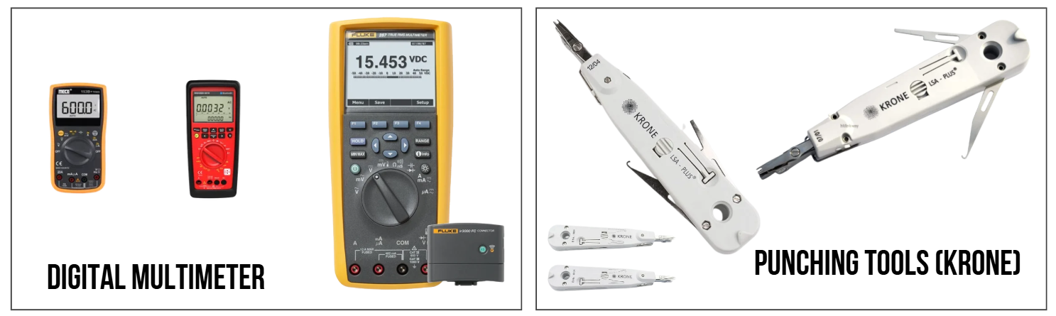 Our Products - Digital Multimeter and Punching Tools (Krone)